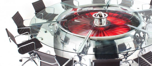This Amazing Conference Table Is Actually A Huge Jet Engine-2