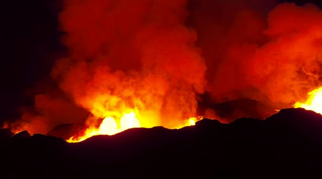 A Drone Captures Dangerously Close Video Of Volcanic Eruptions-