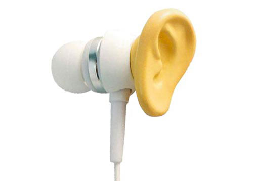 Ear-shaped headphones-20 Stylish Audio Headphones To Enjoy Your Favorite Music-6