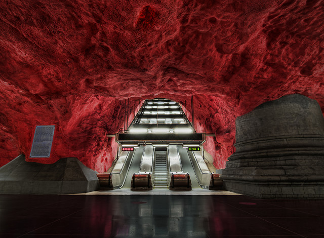 Solna station in Stockholm-25 Most Beautiful Subway Stations Around The World (Photo Gallery)-1