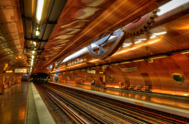station Arts et Métiers in Paris-25 Most Beautiful Subway Stations Around The World (Photo Gallery)-24