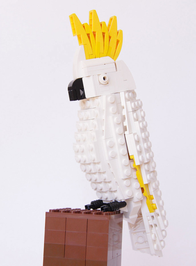 Amazing Bird Models Made Using Simple LEGO Bricks-6