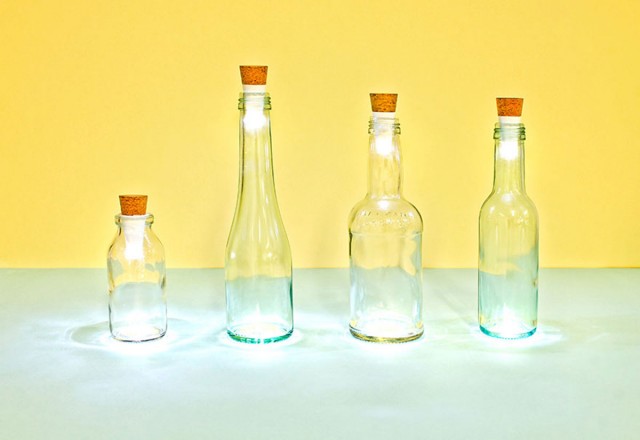 Recycle Your Glass Bottles Into Ecological And Decorative lamps-