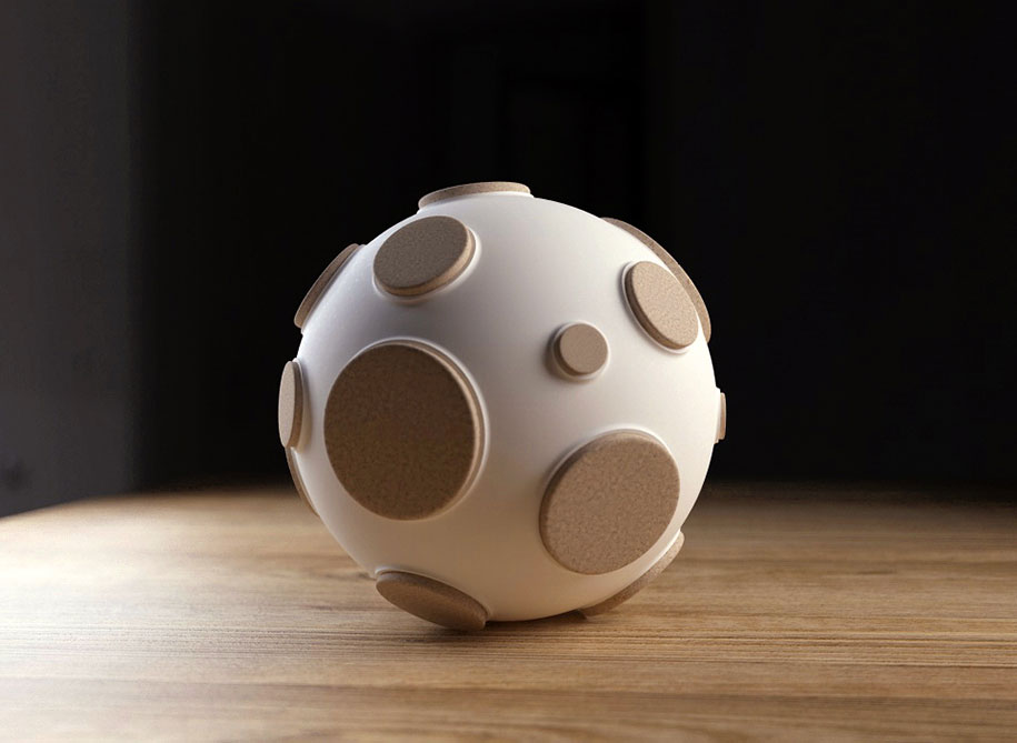 Control The Intensity Of This Innovative Moon Lamp By Plugging Craters-3