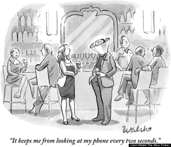 Top 15 Satirical Drawings About Addiction To Smartphones-13