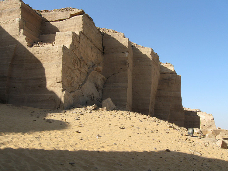 The Kheny temple at Gebel el-Silsila in Egypt