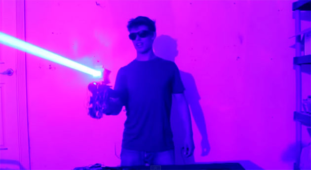 Most Powerful And Deadly DIY 'Laser Shotgun' Destroys The Household Items-