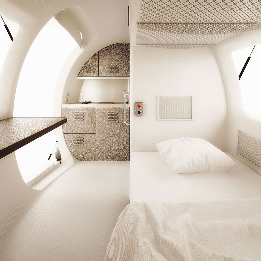 This Ecocapsule Lets You Live Anywhere On Earth Without Electricity-1