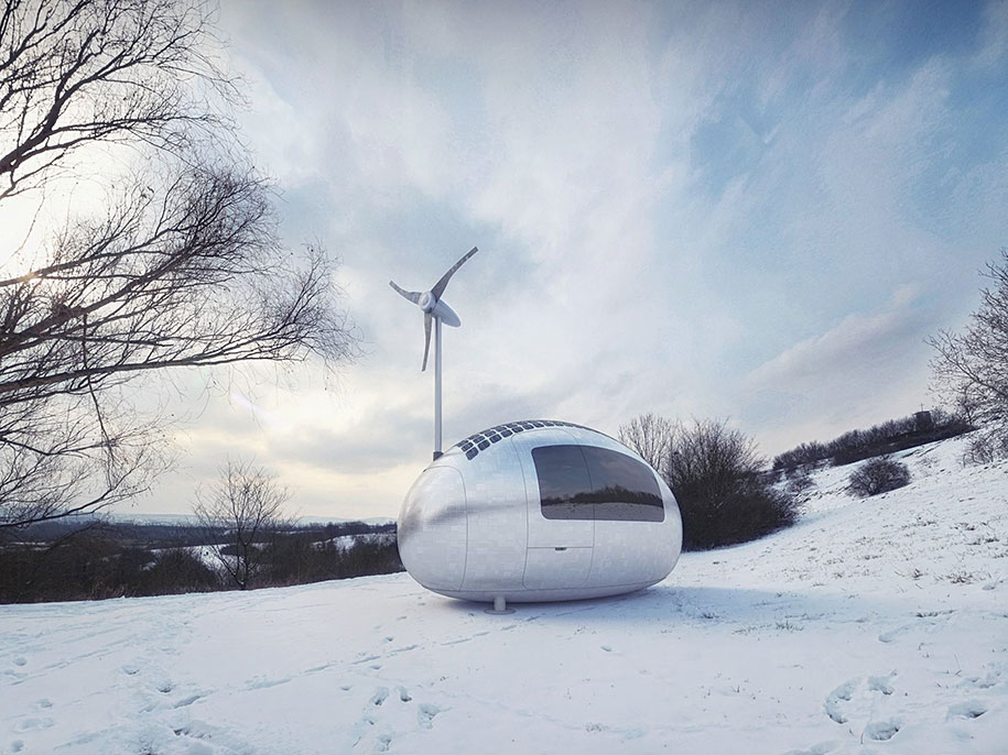 This Ecocapsule Lets You Live Anywhere On Earth Without Electricity-4