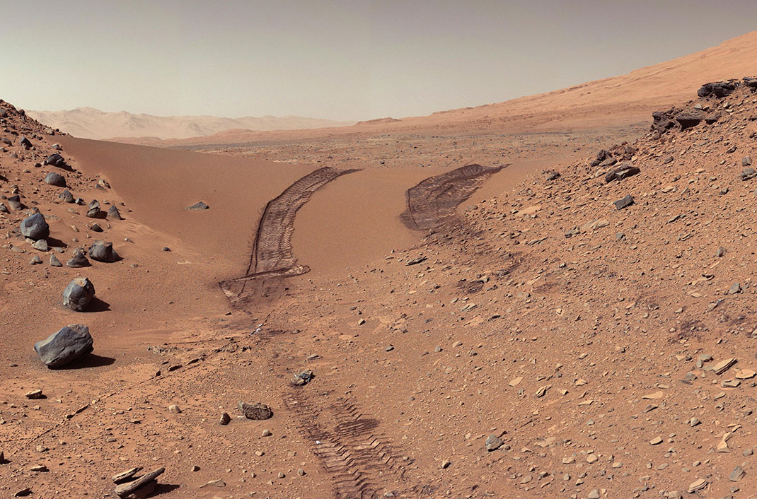 A photo of Mars taken by Curiosity