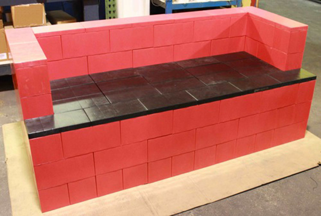 Use These Giant LEGO Bricks To Build Human Size Furniture And Erect Buildings-