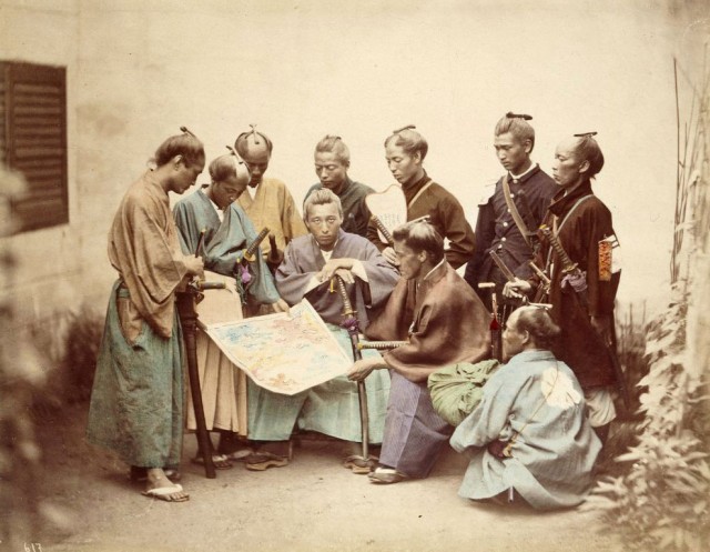 Very Rare Color Photographs Of Samurais Resurface-1
