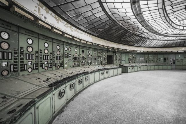 An Abandoned Deco Power Plant In Hungry