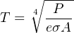 ∘ ----
T = 4-P--
eσA