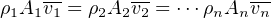     --       --         --
ρ1A1v1 = ρ2A2 v2 = ⋅⋅⋅ρnAnvn
