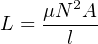 L = μN-2A-
       l
