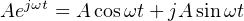 Aejωt = Acosωt + jA sin ωt