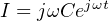 I = jωCej ωt