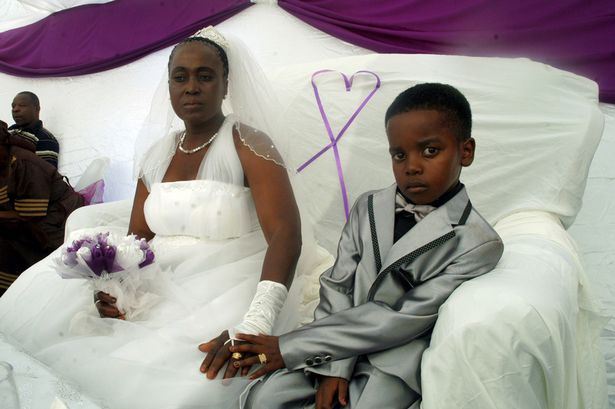 An 8 Year Old Boy Marries A Woman Of 61 Years