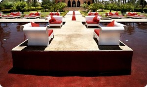 Red pool Murano Resort Marrakech, Morocco
