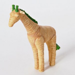 A Horse Sculptures made From Vegetable