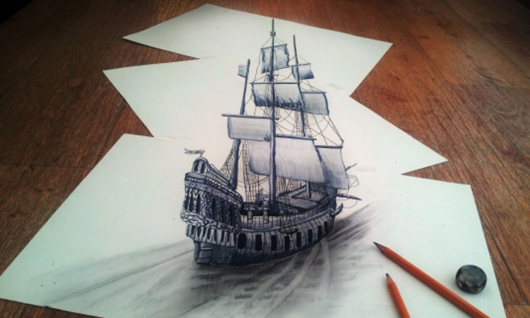 A Dutch Artist Makes Amazing 3D Pencil Drawings (Photo Gallery)