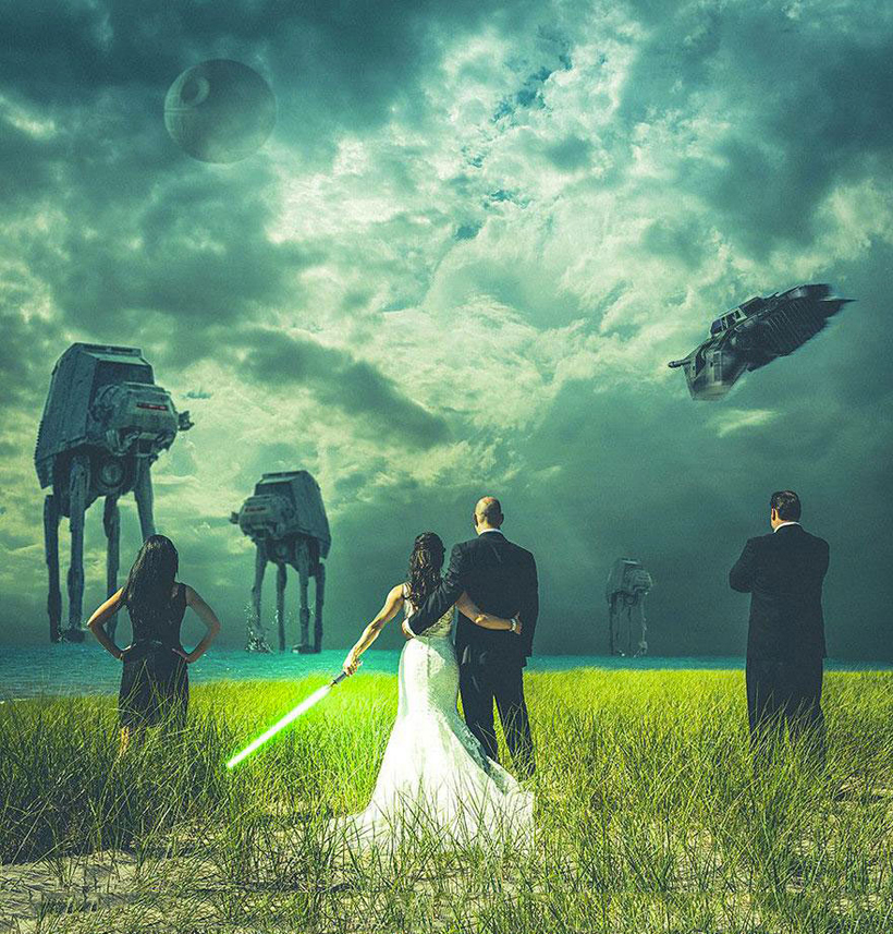Unexpected Invasion: The New Trend For Successful Wedding Photos (Gallery)