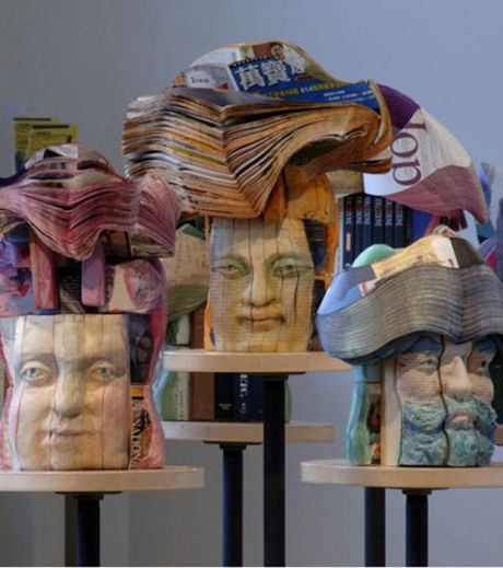 Amazing Sculptures Made From Books