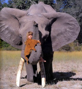 Tippi Degre--girl with an elephant