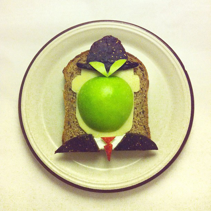 Remake Of Famous Paintings On Appetizing Bread Toasts (Photo Gallery)