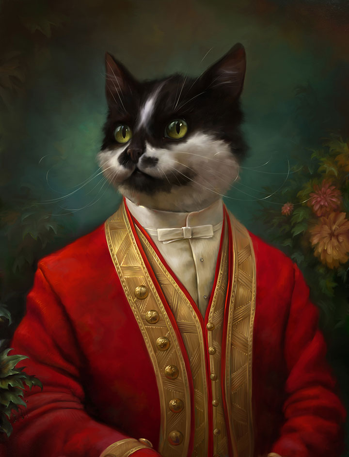 The 19th Century Portraits Of Aristocrats Remade With Cats (Photo Gallery)