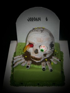 Zombie is coming out of my cake