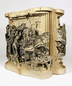 Brian Gives A New Life To Old Books By Carving Them Into Sculptures-2