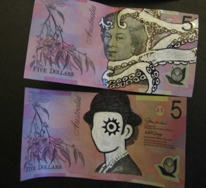 An Artist Makes Hilarious Caricatures Of Queen of England On Australian Dollar -5
