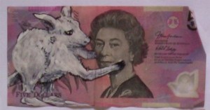 An Artist Makes Hilarious Caricatures Of Queen of England On Australian Dollar -7