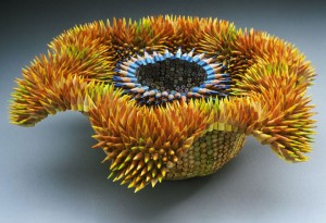 Stunning Nature Inspired Sculptures Made Only Using Pencils-13