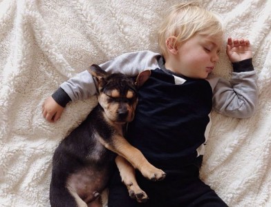 Jessica A stunning Series Of Photograph Immortalizes The Friendship Between A Baby And A Puppy-11