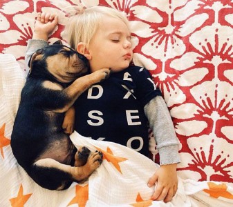 Jessica A stunning Series Of Photograph Immortalizes The Friendship Between A Baby And A Puppy-18