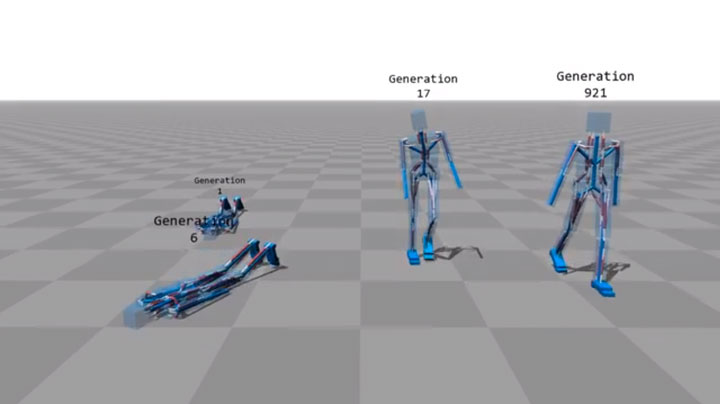 Amazing Computer Program Simulates Body Muscle Actions To Learn Walking