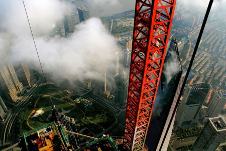 The Beauty Of Shanghai Revealed From A Crane At Height Of 600 Meters-2