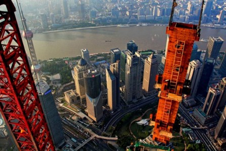 The Beauty Of Shanghai Revealed From A Crane At Height Of 600 Meters-6