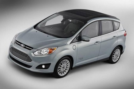 C-Max Energi Solar: Ford's New Electric Hybrid Concept Car Recharged By Solar Panels-2