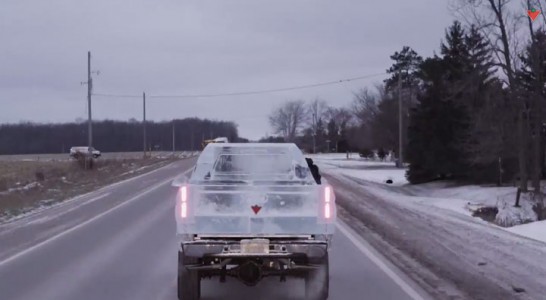 Embark On A Truck Made From Carved Ice -Canadian Tire-3