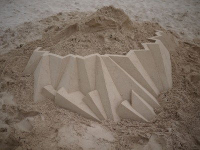 Geometric Sand Castles That Are True Architectural Masterpieces -