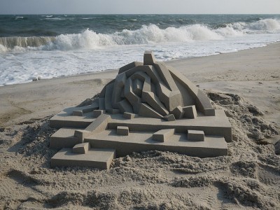 Geometric Sand Castles That Are True Architectural Masterpieces -19