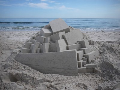 Geometric Sand Castles That Are True Architectural Masterpieces -7