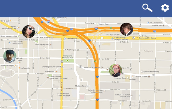Nearby Friends: A Facebook App To Let About Your Friends in Radius of 1 Km