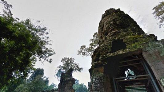 Google Street View Takes You To The Gigantic Temples of Cambodia-16