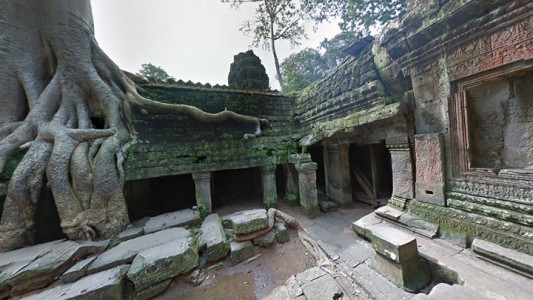 Google Street View Takes You To The Gigantic Temples of Cambodia-19