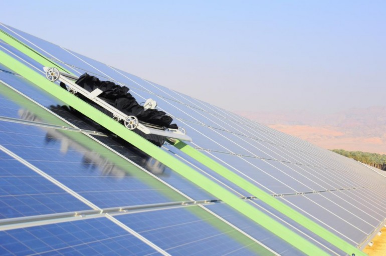 Fully Automated Robotic Cleaning Makes Solar Panels More Efficient